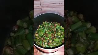 bhindi ki sabzi recipe  bindi food [upl. by Bever]