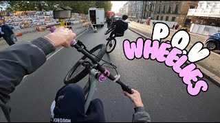 GoPro POV Wheelies In London [upl. by Hgielyak]