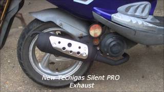 PGO TREX 50  Tecnigas Silent PRO Exhaust New [upl. by Ackley]