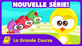 Poulette Petit Pois Mini  La Grande Course  Dessin Animé pour Bébés [upl. by Arraes]