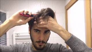 BIG VOLUME POMPADOUR HAIRSTYLE TUTORIAL  ERKEK SAÇ YAPILIŞI [upl. by Surdna134]