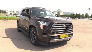 2022 Toyota Sequoia Limited Start Up Engine and In Depth Tour [upl. by Bergh]