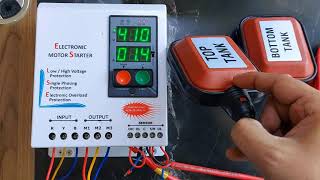 3 phase motor starter  3phase dol starter  pump starter panel motorstarter digitaldolstarter [upl. by Ogaitnas852]