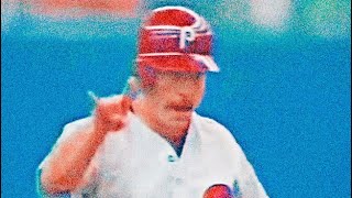 Wally Backman’s 1st Stolen Base with Philadelphia [upl. by Eibbob]