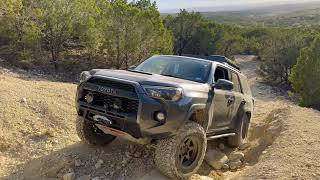 Rock Crawling Mud Recovery amp Epic Views  Hidden Falls TX  4Runner Trail Feat 95 Toyota Pickup [upl. by Meggy]