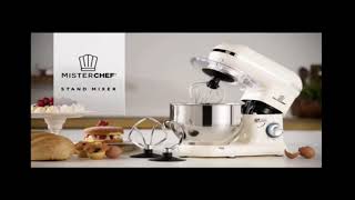 MisterChef Pro Food 1600W 55L Stand Mixer  Cream [upl. by Kizzie]