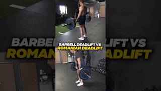 Deadlift vs Romanian Deadlift RDL  DIFFERENCES 🏋🏼‍♂️ [upl. by Holmes]