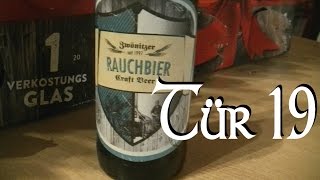 Bieradventkalender Tür 19 Zwönitzer Rauchbier BiV 49 [upl. by Kay]