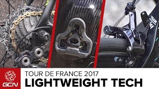 Spotted Lightweight Bike Tech At The 2017 Tour de France [upl. by Franzen752]