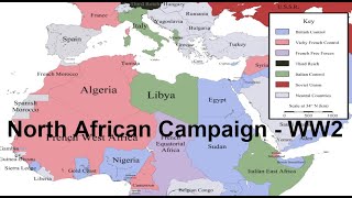 North African Campaign  WW2 [upl. by Zeret299]