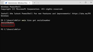 How to find the Serial Number or Service Tag of Laptop or Computer Using Command Prompt [upl. by Mureil441]