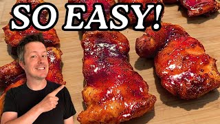 CANT FAIL Smoked Boneless Skinless CHICKEN THIGHS [upl. by Aynatahs]