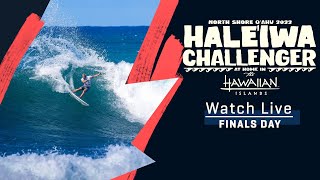 WATCH LIVE Haleiwa Challenger at home in The Hawaiian Islands  FINALS DAY [upl. by Siuqcram336]