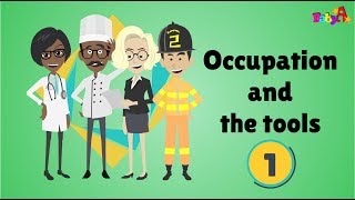 Occupation  Jobs Learning  by BabyA Nursery Channel [upl. by Philis]