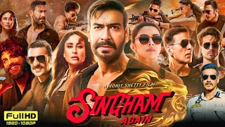 Singham Again Full Movie Hindi Dubbed Ajay Devgan Akshay Kumar Dipika  RanveerTigerArjun [upl. by Aititel]