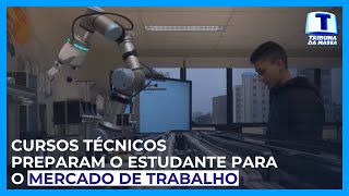 Cursos técnicos do Senai preparam o estudante para o mercado de trabalho  Tribuna da Massa 2907 [upl. by Eelhsa135]