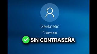 Cómo Quitar Contraseña de Inicio de Windows 10  11 [upl. by Christensen213]