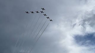 RCAF Snowbirds Flyover 2024 F1 Canadian Grand Prix in Montreal [upl. by Aloibaf]