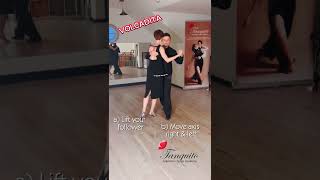 VOLCADITA in Argentine tango micro movements 🤩 tango tangolesson tangolondon [upl. by Nirrol]