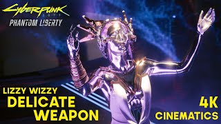 Cyberpunk 2077  Phantom Liberty  Delicate Weapon by Lizzy Wizzy  4K Cinematics [upl. by Llemej324]