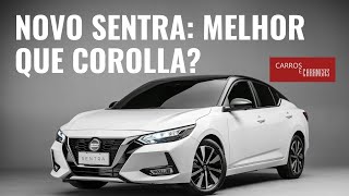 O novo Nissan Sentra é melhor que o Toyota Corolla [upl. by Nyladnarb]