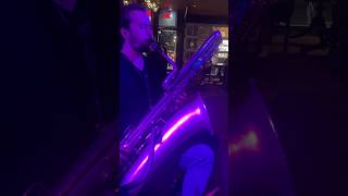 BASS SAXOPHONE INTRO  ST JAMES INFIRMARY  SEAN MCCARTHY [upl. by Ardni332]