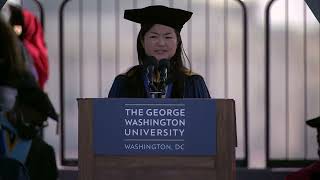 2021 GW Commencement Honoree  Cindy Liu [upl. by Ahsienet628]