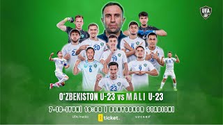 Uzbekistan vs Mali  U23 Team  International friendly match  Livestream [upl. by Isabelita]