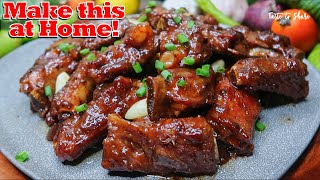 Tasty SECRET to a Delicious Pork RIBS recipe that melts in your mouth 💯 SIMPLE WAY to COOK Pork rib [upl. by Nayd]