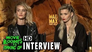 Mad Max Fury Road 2015 Official Movie Interview  Rosie HuntingtonWhiteley amp Abbey Lee [upl. by Tobiah]