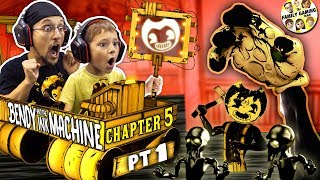 BENDY amp the INK MACHINE Chapter 5 The END of FGTEEV  BENDY Secrets on the Wall [upl. by Amsirak]