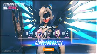 Owl Guardian Mercy Skin is GORGEOUS💙  Overwatch 2 Mercy Competitive Gameplay [upl. by Ahsilla]