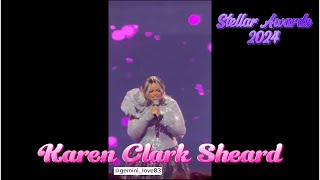 Karen Clark Sheard “Yes” Stellar Awards 2024 [upl. by Zandra]