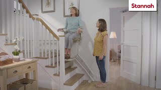 Curved Stairlifts  Stannah Stairlifts [upl. by Rog]