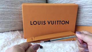 Unboxing  Louis Vuitton Ball Pen Refill [upl. by Rochella831]