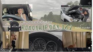 Cross Country Road Trip Day 1 amp 2 Adventure Vlog  Travel Tips amp Highlights [upl. by Yddur948]