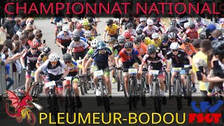 Championnat National VTT FSGT 2024 à Pleumeur Bodou [upl. by Enialem]