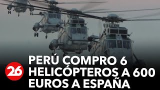 Perú invirtió 600 euros para compra de seis helicópteros quotMorsaquot de España [upl. by Vladimar]