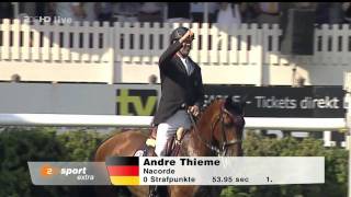 Andre Thieme  Nacorde  Springderby Hamburg 2011 [upl. by Enalda823]