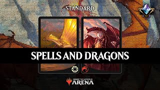 ⚪🔴 SPELLS AND DRAGONS WITHOUT GOLDSPAN DRAGONS 🤢  MTG Arena [upl. by Potter]