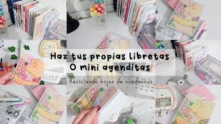 como hacer LIBRETAS o AGENDAS mini mini LIBRETAS de winnie pooh o animal zoo [upl. by Marabel]