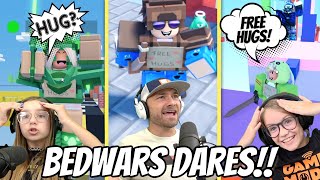 doing your dares in roblox bedwars [upl. by Thorny]