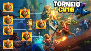 ÚLTIMO TORNEIO DE CV16 VALENDO BILHETE DOURADO DO ANO COM APENAS 32 VAGAS NO CLASH OF CLANS [upl. by Bellis]