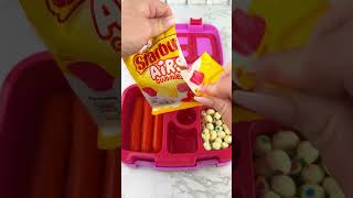 Packing School Lunch with CANDY Food Satisfying Video ASMR shorts [upl. by Ayoral]