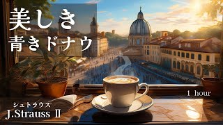 【作業用・睡眠用】美しき青きドナウ Jシュトラウス  The beautiful blue danube Jstrauss  relaxing classical music 1hour [upl. by Arron]