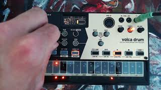 Improvisation 2 polymeter ambient fun with the volca drum [upl. by Ennovi]