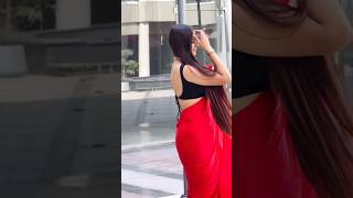 Backless Priyanka love aunty dance backless saree backlesssaree blouseback bhabhi selfcare [upl. by Pepe]