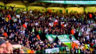 I just cant get enough Glasgow Celtic fans singing Green Bridage Celtic Ultras [upl. by Wordoow489]