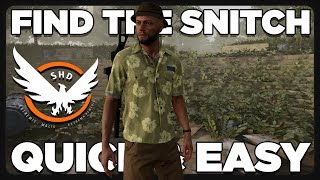 Snitch Spots  Quick Easy Spots to Find The Snitch  TheDivision2  PurePrime [upl. by Maura974]