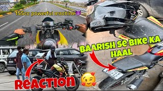 Baarish Ki Bje Se Hua Bura Haal😰M15 reaction 😍​⁠Mt15raj25 mt15 motovlog [upl. by Favianus905]